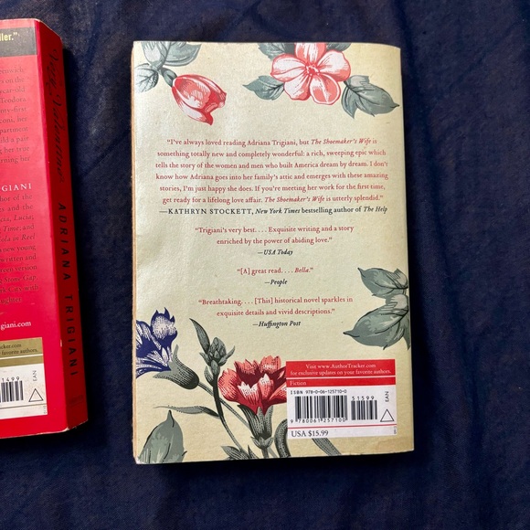 Adriana Trigiani Book Set - Very Valentine & The Shoemaker’s Wife Novel Duo - Picture 8 of 16